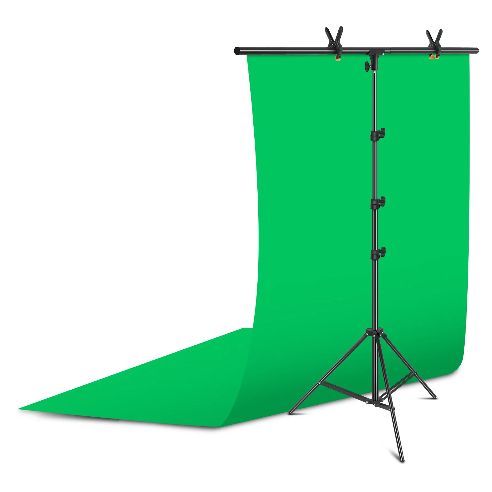 Indoor 1.5*2m Portable Video Green Screen Backdrop Background For Photography