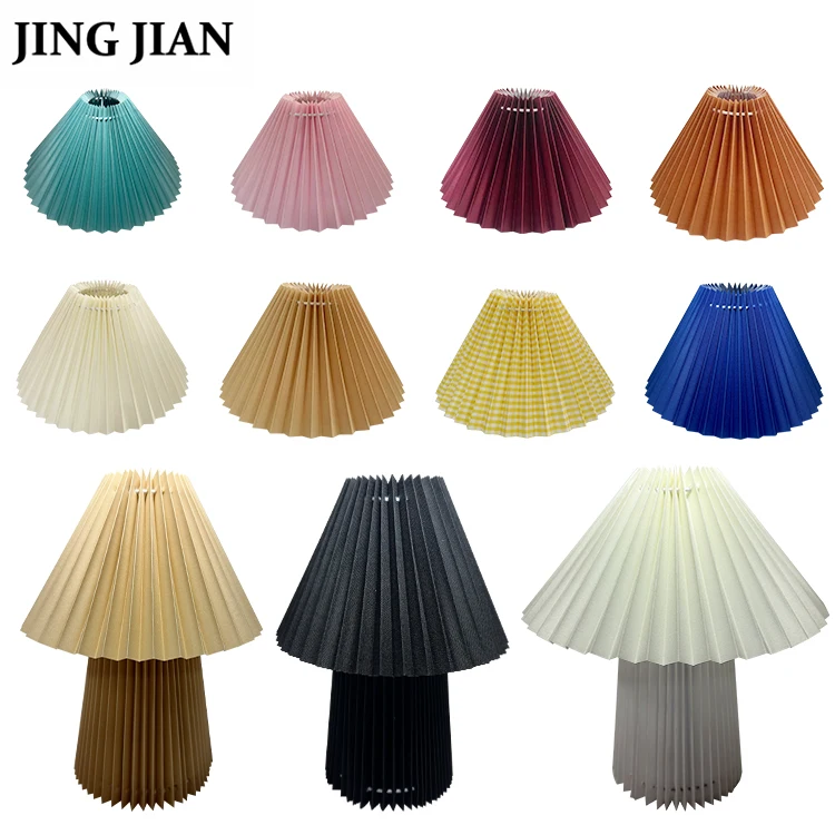 Wholesale Modern Kids Cute Flower Printed Cylinder Shape Fabric Lamp Shade For Pendant Light Table Lamp