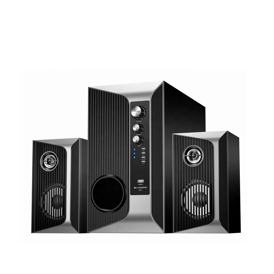 RHM Portable Mini Computer 2.1 Professional Speaker With FM/ USB/ BT