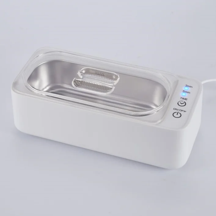 Home Electronic Portable Ultrasonic Cleaner 350ml High Frequency Jewelry Watch Glasses Cleaning Machine Mini