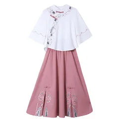 Original Design Ancient Gown Traditional Chinese Hanfu Skirt Clothing For Woman