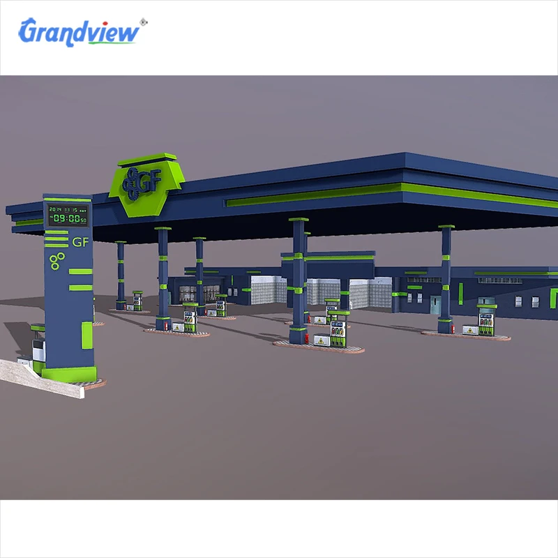 Производители настраивают автомобильные заправочные станции 3d знаки и с отображением цен а также навесы