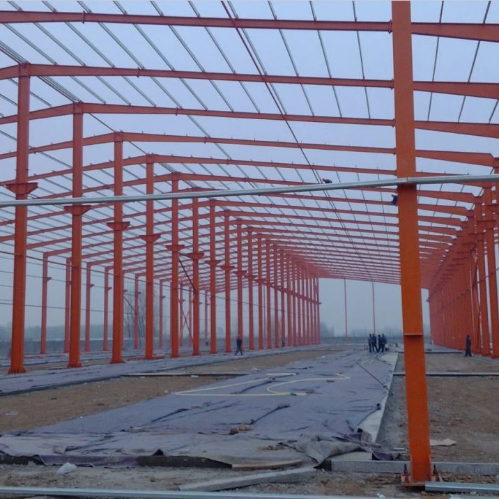 Горячая распродажа сборный большой стальной конструктор складской гаражный сарай