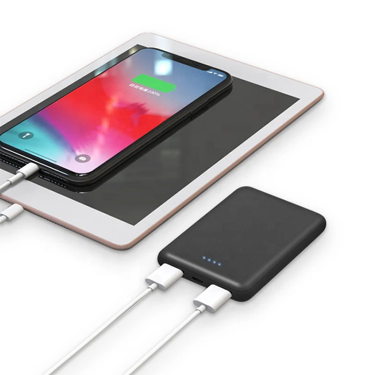 Mini Power Bank 10000mah Portable Battery Usb Powerbank 10000 Mah Credit Card Size Battery Mobile Power Banks