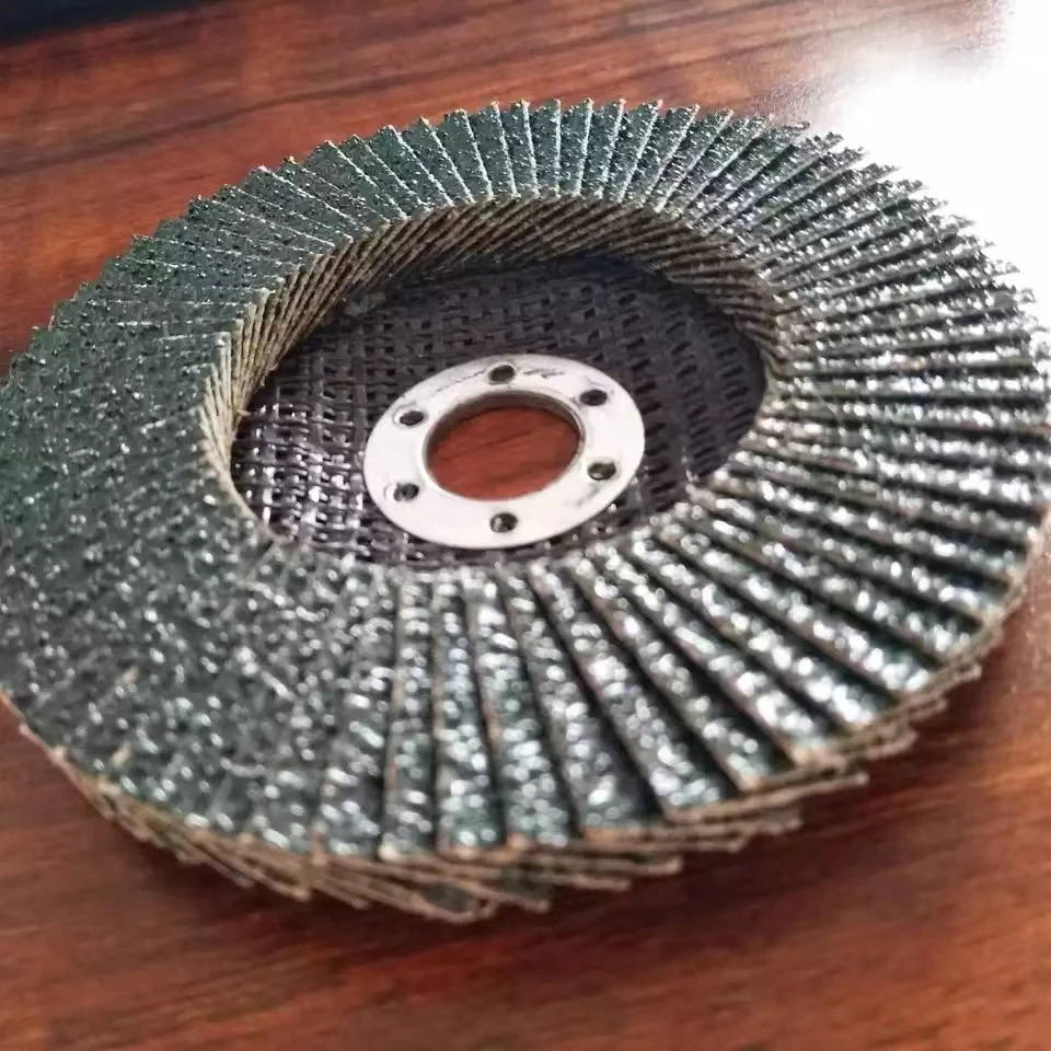 115*22mm Aluminum Oxide abrasive flap disc high quality articles are manufactured by professional technicians