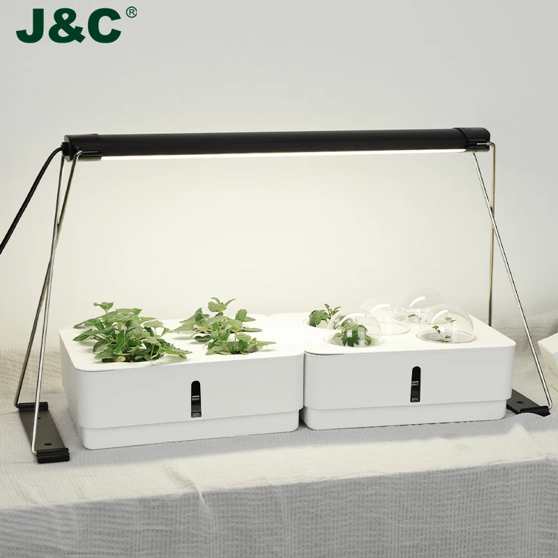 Garden Stand Indoor Growing System Indoor Herb Garden Kit Grow Lights for Seedlings Elegant Design Automatic Timer