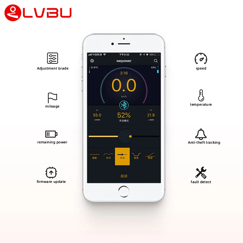 LVBU electric bicycle kit con aro 29 inch ebike conversion kit with battery