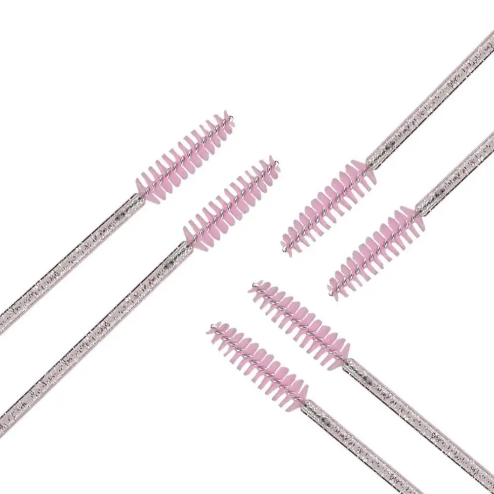 
Disposable Silicone Eyelash Brush Mascara Wands Applicator Extension Eyebrow Spoolie Brush 
