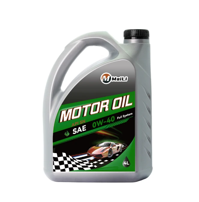 Fully synthetic motor oil SN 0W40 for high performance engine