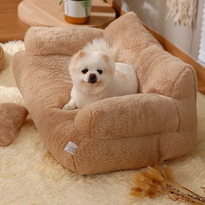 High Quality elevate washable small dog bed cover pet blanket sofa couch furniture calming sofa for pets