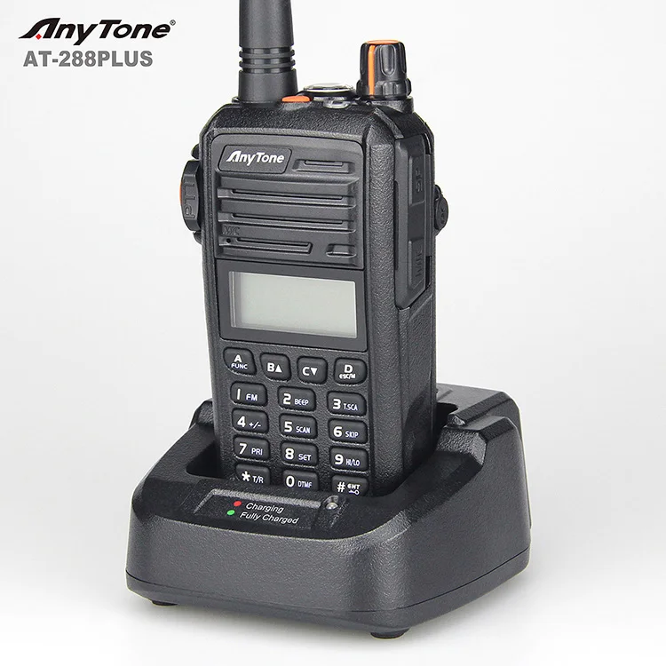 Рация дальнего действия Anytone AT-288 Plus УВЧ 400-520 МГц 2 канала 7 Вт/2 Вт/0 5 Вт