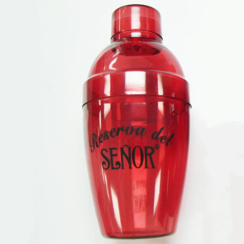 Premium Food Grade PS Plastic Bartender Cocktail Martini Shaker With Customized Logo custom colour