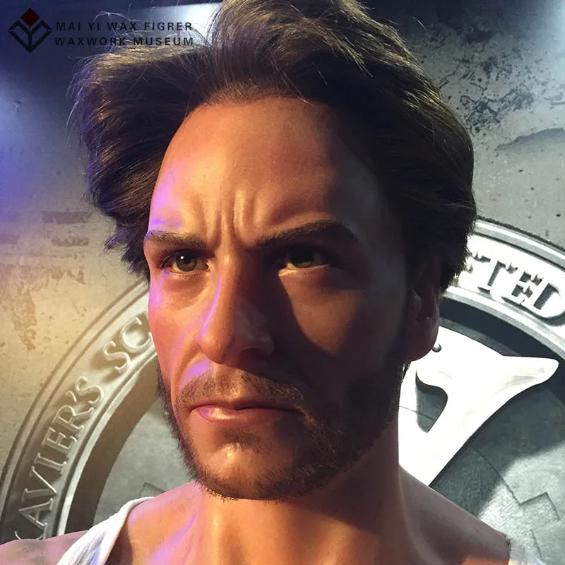 Hyper Simulated Movie Stars Wax Figures of Wolverine Statue For Art Collectible