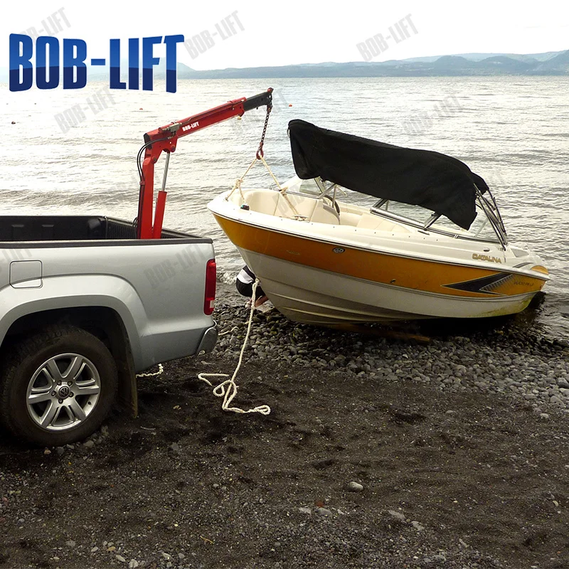 Safty portable tow truck bed crane for sale