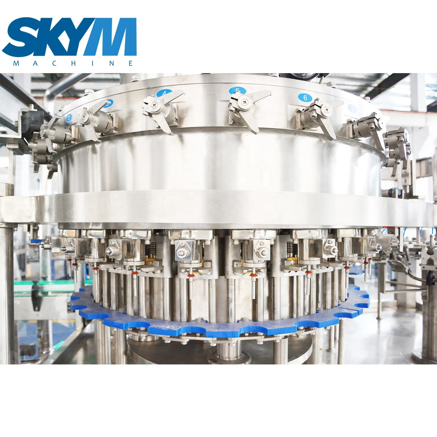 Wholesale Price 8000BPH Automatic PET Glass Bottled Carbonated Water Juice Beverage Bottle Filling Sealing Machines Production