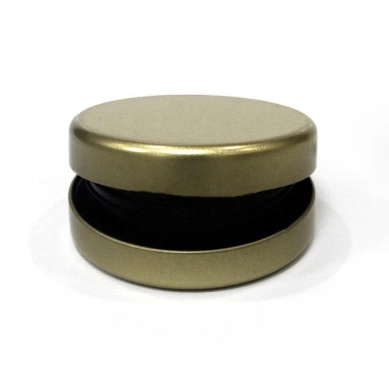 Child proof metal tin jar with air tight press and screw top lid child resistant tin can tin packaging 76x30mm