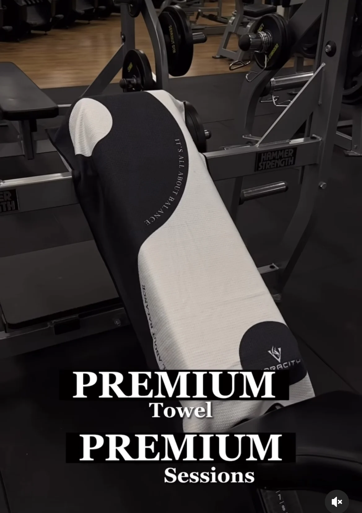 fitness  bench towel with hood zipper pocket custom printing  sports gym towel