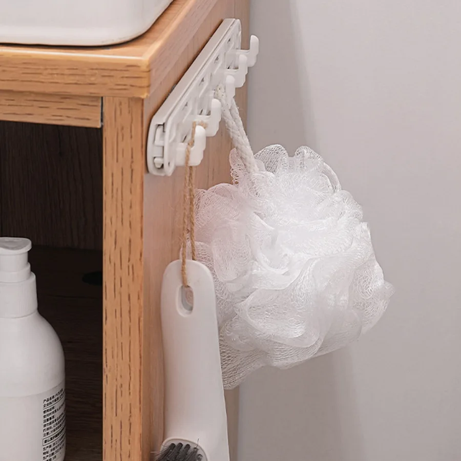 Customized Color Plastic Coat Saving Coat Hanger Wall Mounted Retractable Gap Hooks