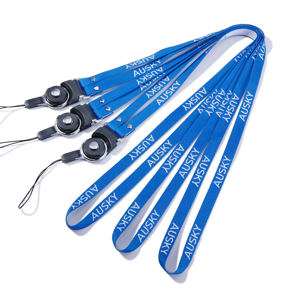 New Design Jacquard Print Lanyard Low MOQ Custom Logo Phone Lanyard