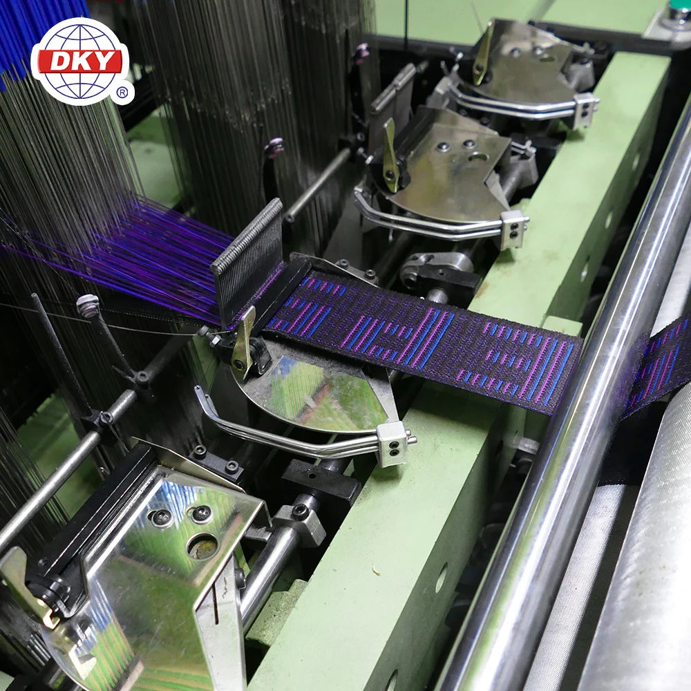 KFJd 4/65/480(960)  COMPUTERIZED NARRW FABRIC JACQUARD LOOM(Double-Open) DKY MACHINERY