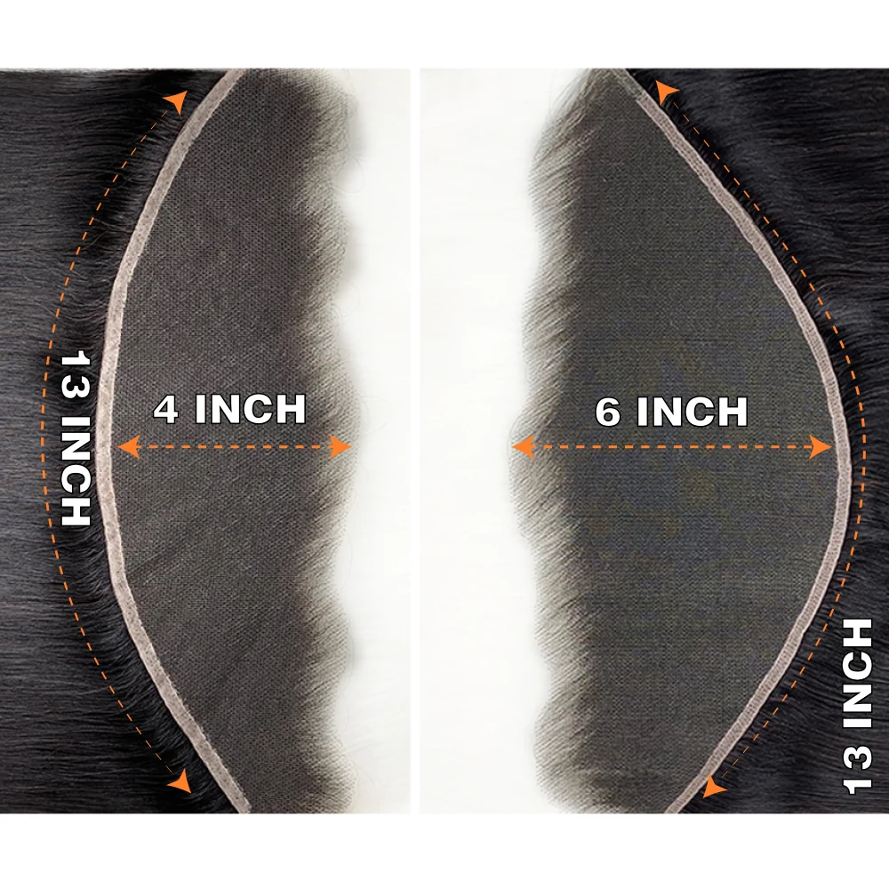 Cuticle Aligned Hair Brazilian Straight lace frontal Raw Virgin 13x4 4x4 Hb Lace Transparent Frontals And Closures