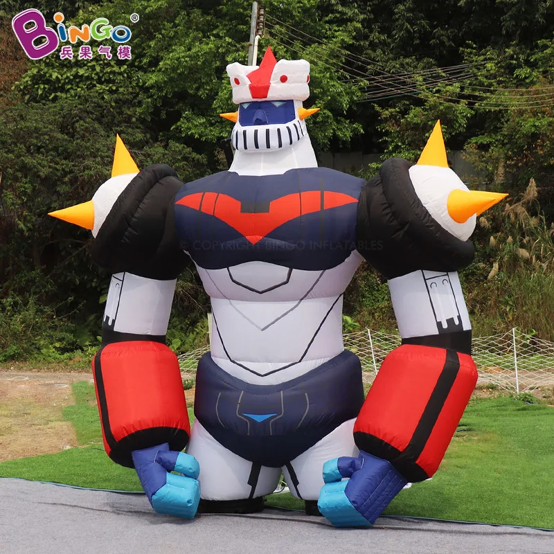 Bingo Life Size Inflatable Mscot Robot Costume Air Robot Cartoon Character Toys Giant Inflatable Robot For Advertising