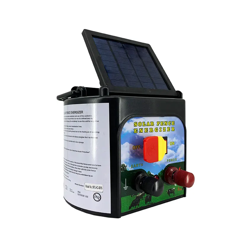 0.10J 3Km Hight quality factory direct sale cheapest price solar electric fence energizer