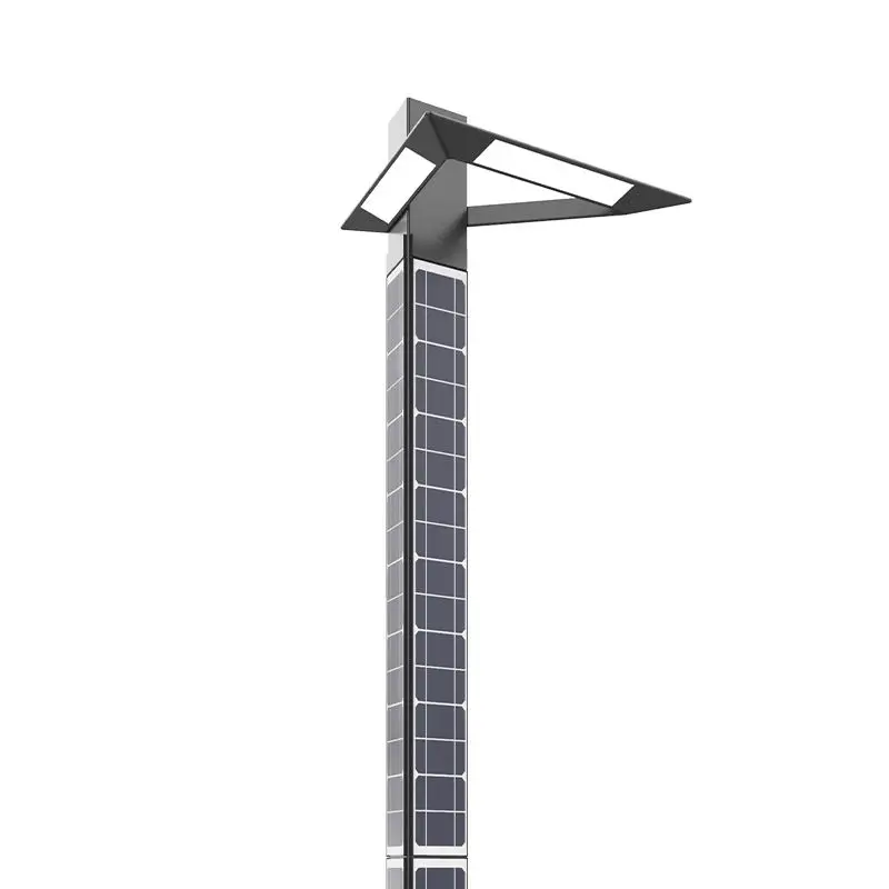 anti attack 30w Vertical Solar street lights with solar panel LFP battery for Island area Light street solar
