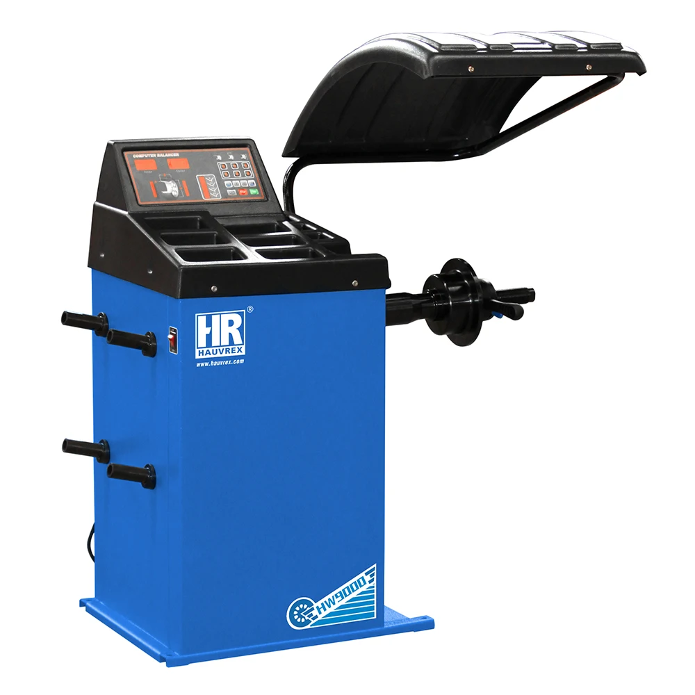 HW9000 equilibreuse de pneus semi-automatique et dynamique pour voiture