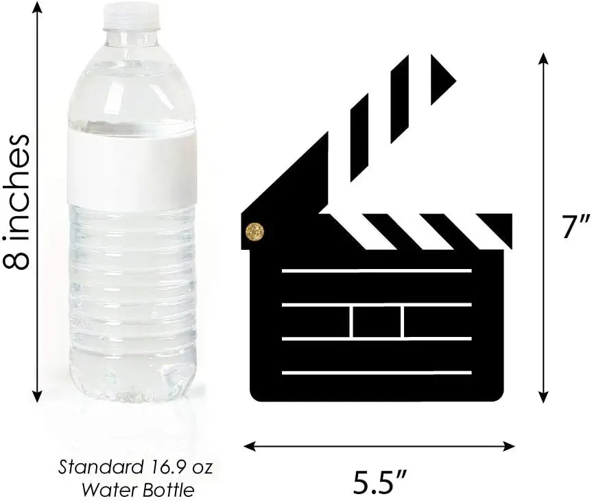 Red Carpet Hollywood Card Movie Ticket And Movie Reel Decoration DIY Movie Night Party Must Have 20Piece Set