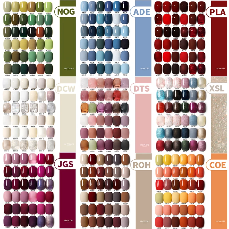 18 Colors Fur Velvet Gel Nail Polish Kit Elegant Goddess 6 Colors with Base and Top Coat Set