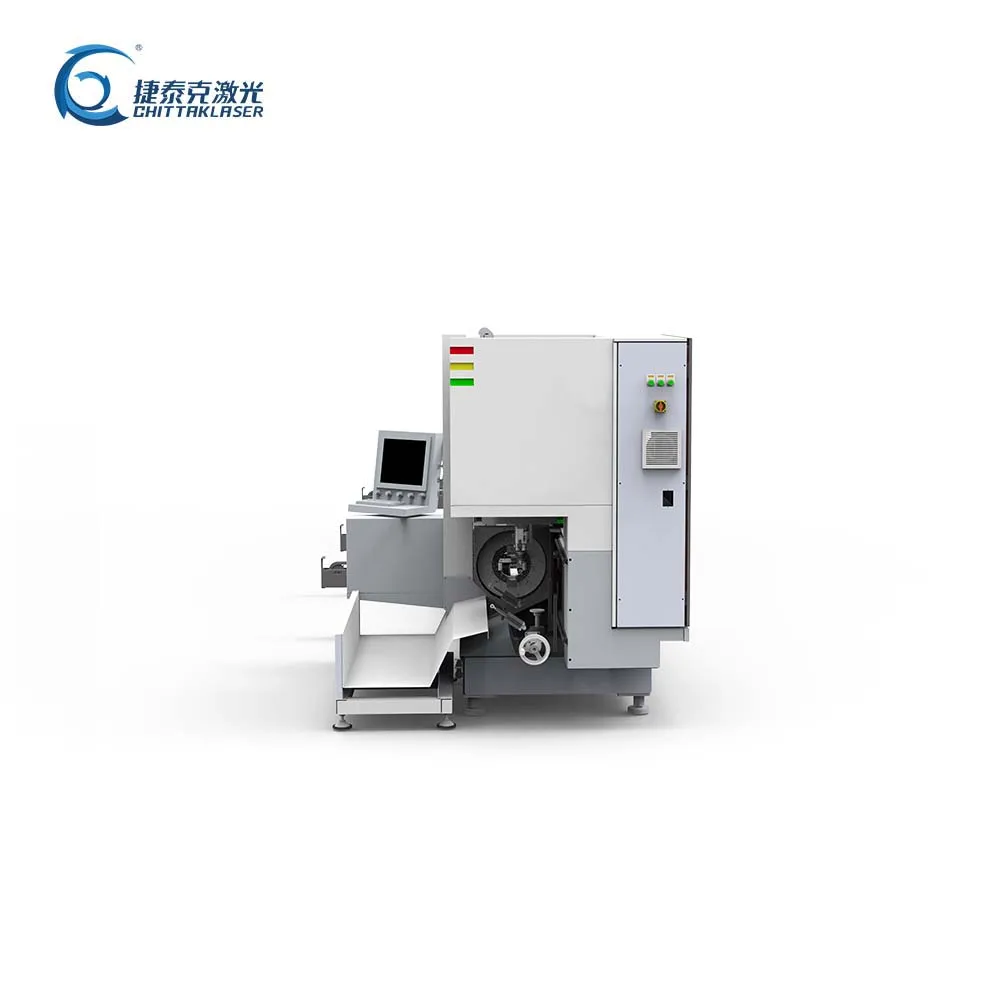 Laser pipe cutting speed, burr-free 120mm chuck 40mm intelligent fully automatic laser cutting machine