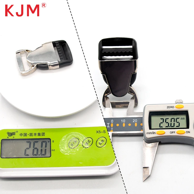 Other Backpack Accessories Custom Logo Zinc Alloy Heavy Duty Quick Release Metal Buckle for Bag Strap