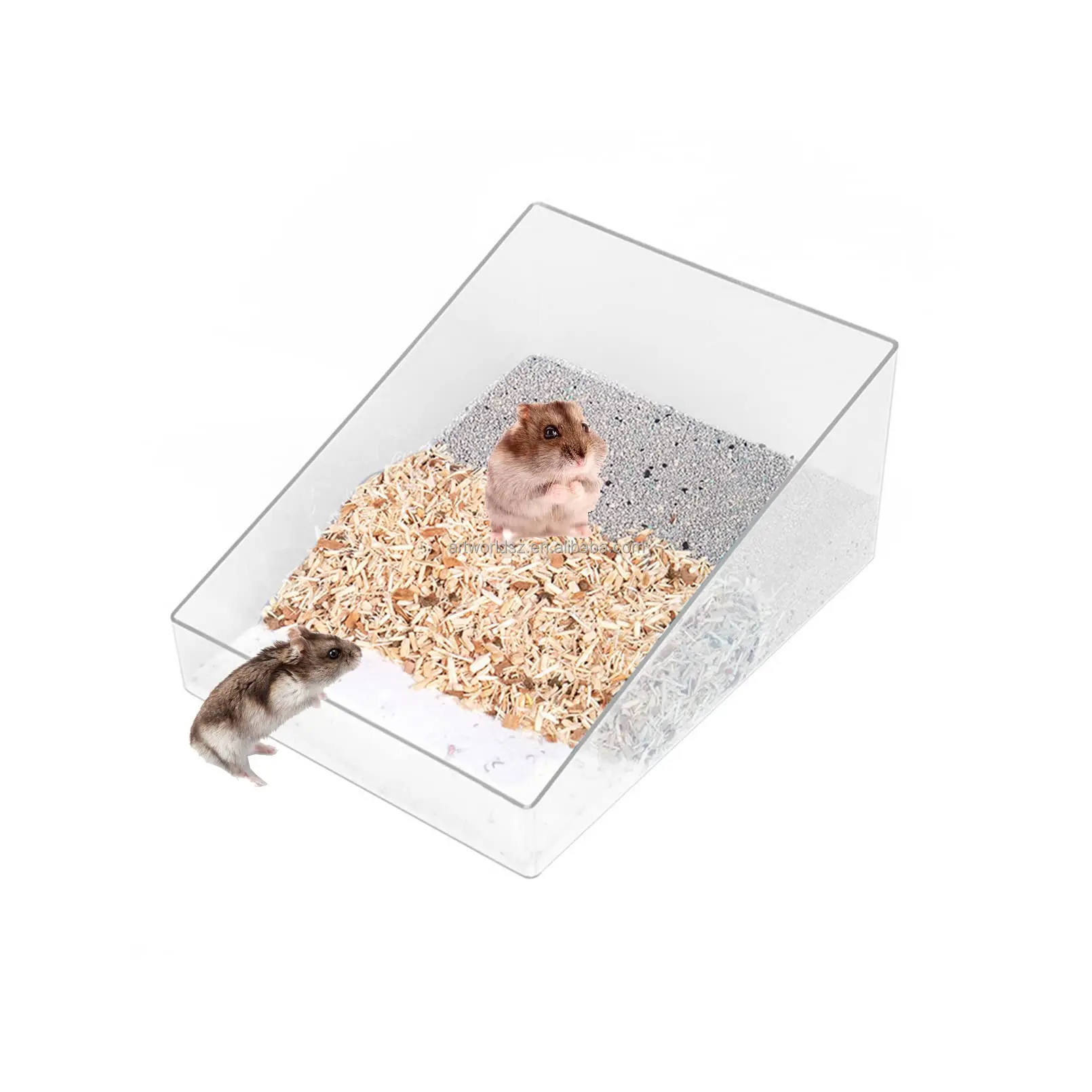 Reptile Breeding Box Terrarium Cage for Insect Tarantulas Amphibians Caterpillars Snail Clear Acrylic Reptile Feeding Box