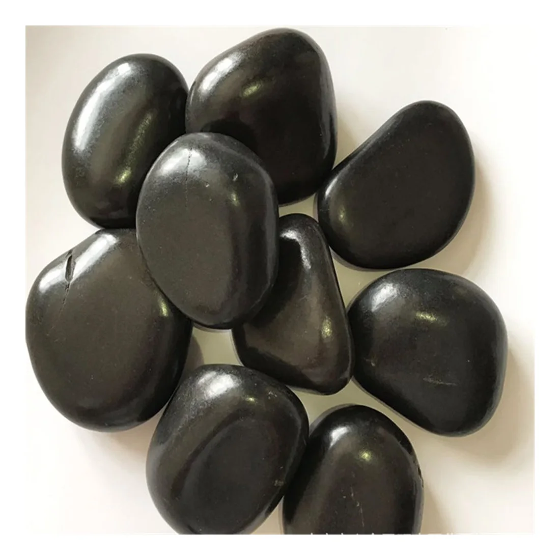 factory supply beach pebbles bagged indonesia black cobbles