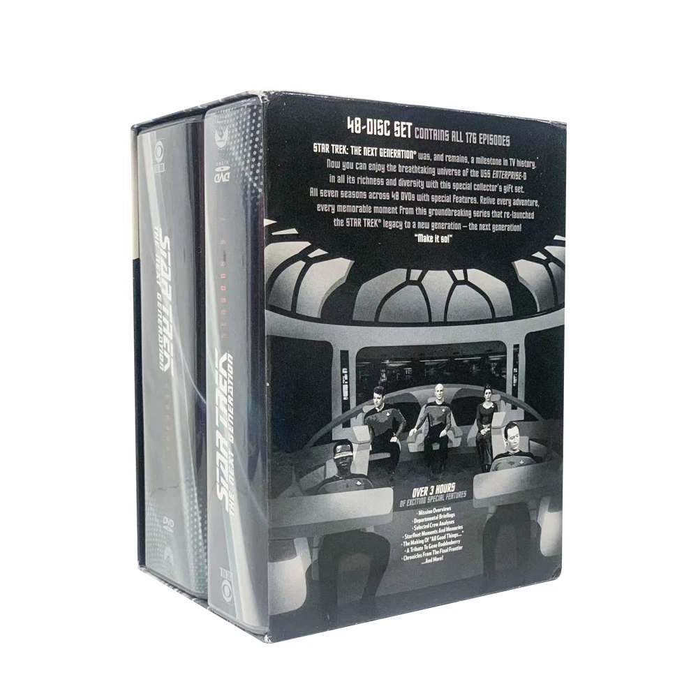 Star Trek The Next Generation The Complete Series  48 Disc Factory Wholesale Hot Sale DVD Movies TV Series Boxset Cartoon  CD