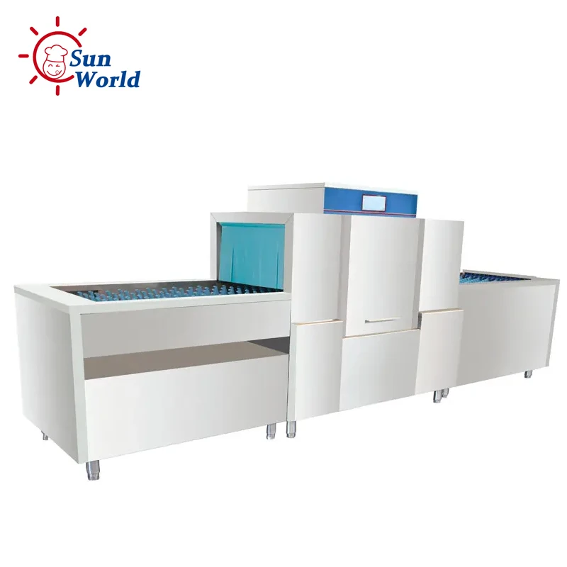 Fully automatic dish washing kitchen appliances hotel school restaurant commercial dishwasher machine