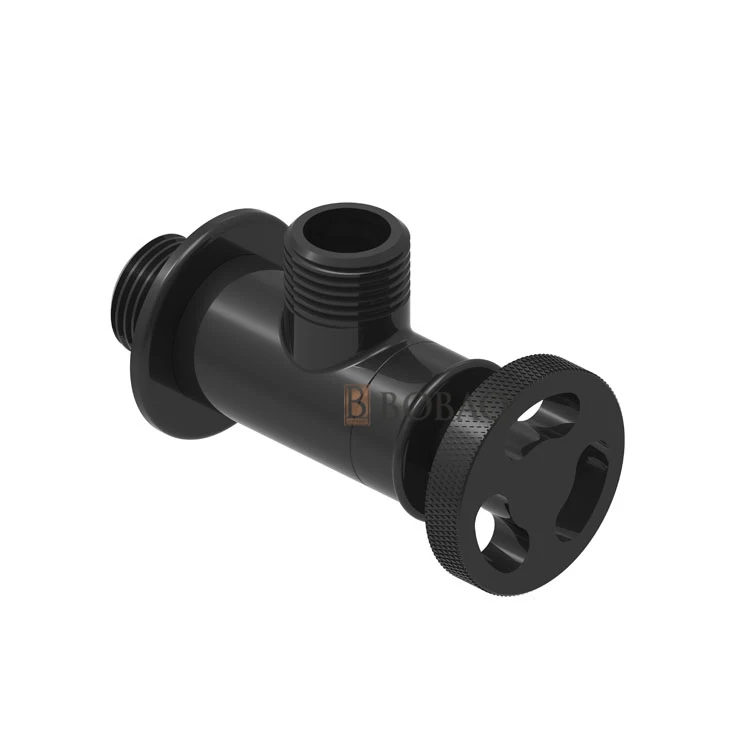 New Indudrial Brass Bibcock Washing Machine Tap Water Torneira 1/2 Black  Bib Cock