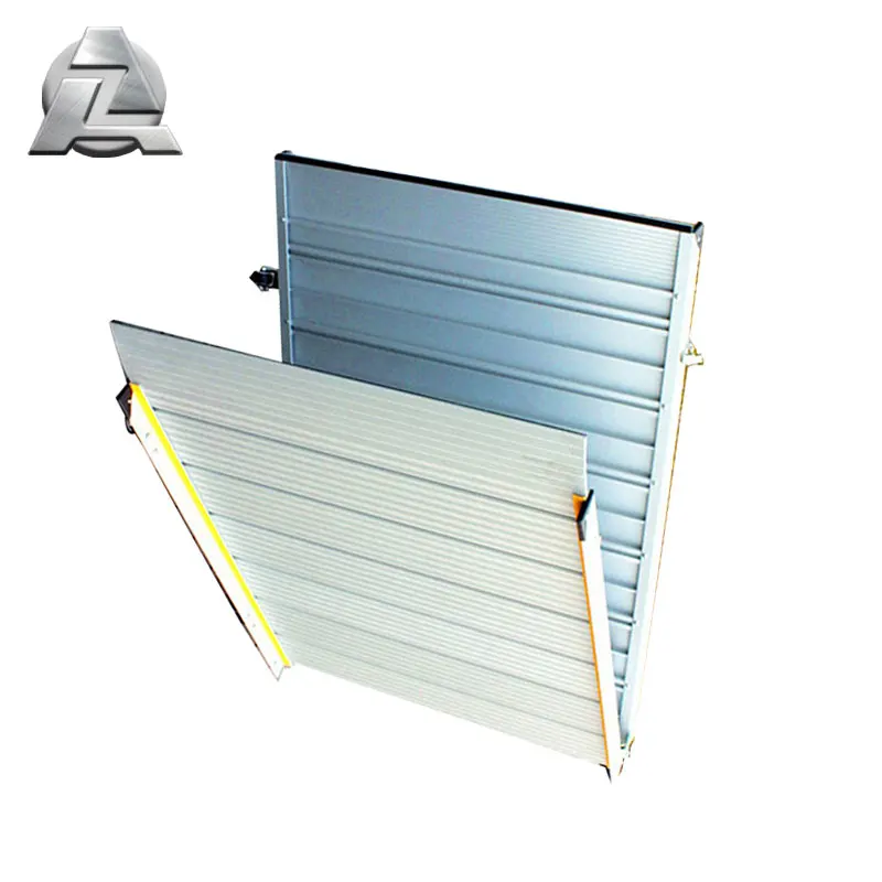 Factory direct sales adjustable and folding suitcase portable curb wheelchair ramp