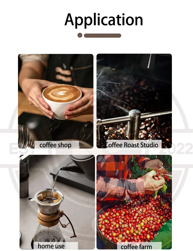 Advanced Structure Colombia Coffee Beans Roaster  Vietnam Coffee Bean Roasting Machine  Coffee Roasted Bean Production Machine