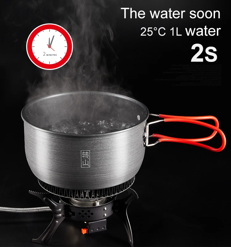 Alocs Lightweight Outdoor Picnic Portable Compact Tourist Trip Stove Foldable Single Burner Mini Butane Camping Gas Stove