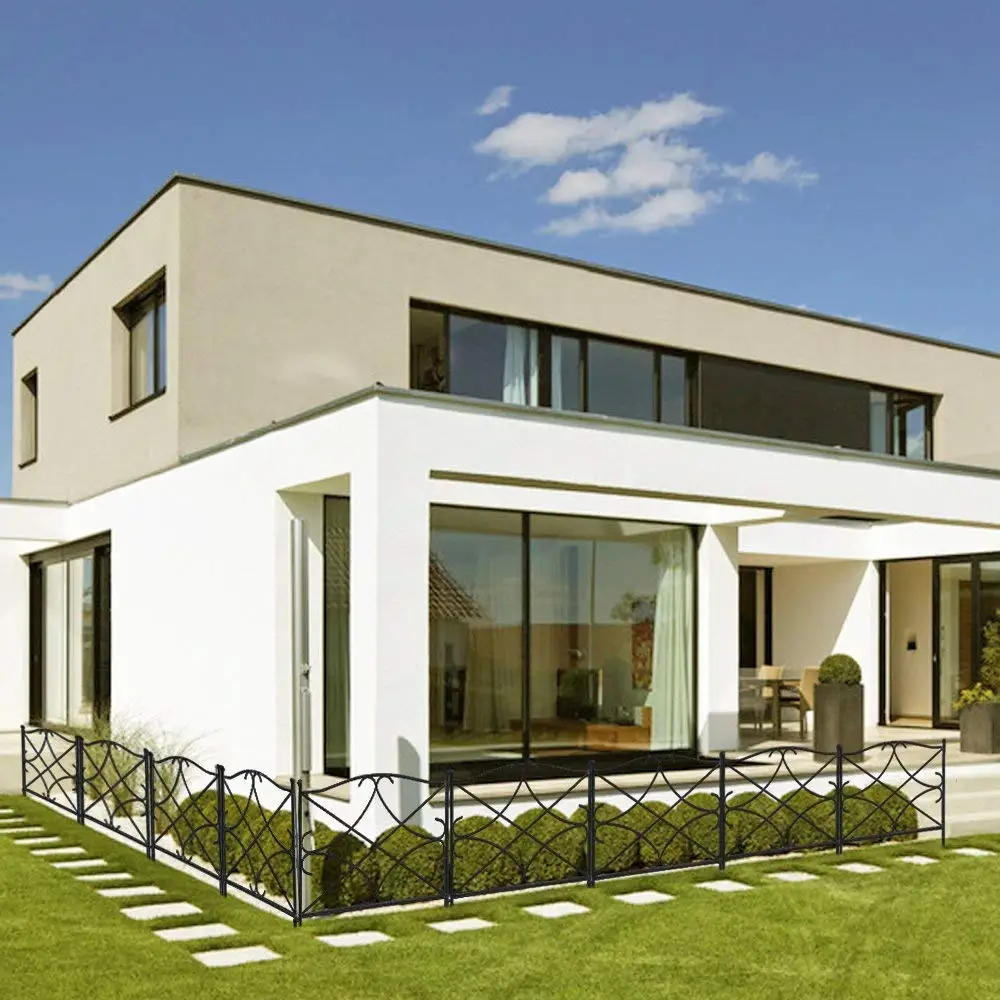 Заводская оптовая продажа, садовый забор из металла, железа, нержавеющей стали, OEM,ODM, наружный садовый забор