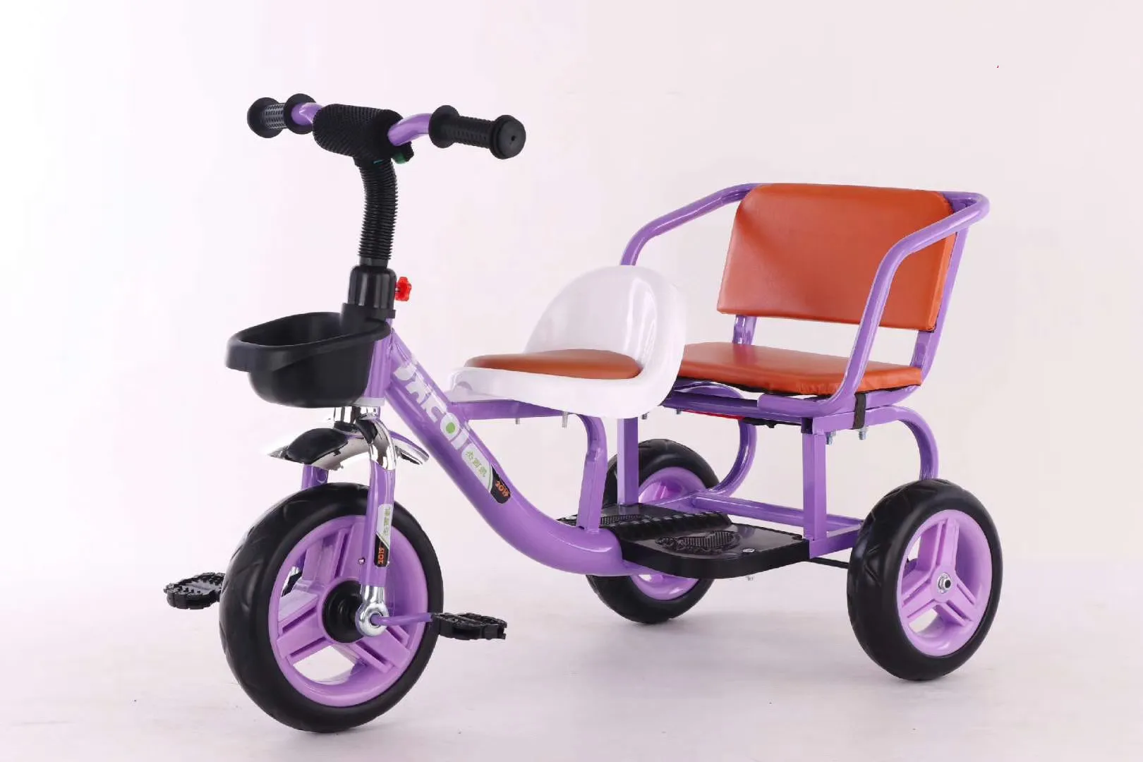 New type kids tricycle with double seat kids bike child tricycle for 3-6 years old