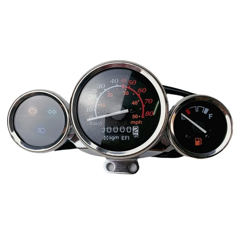 Motorcycle electrical system Turtle King motorcycle instrument assembly steering headlight instrument speedometer