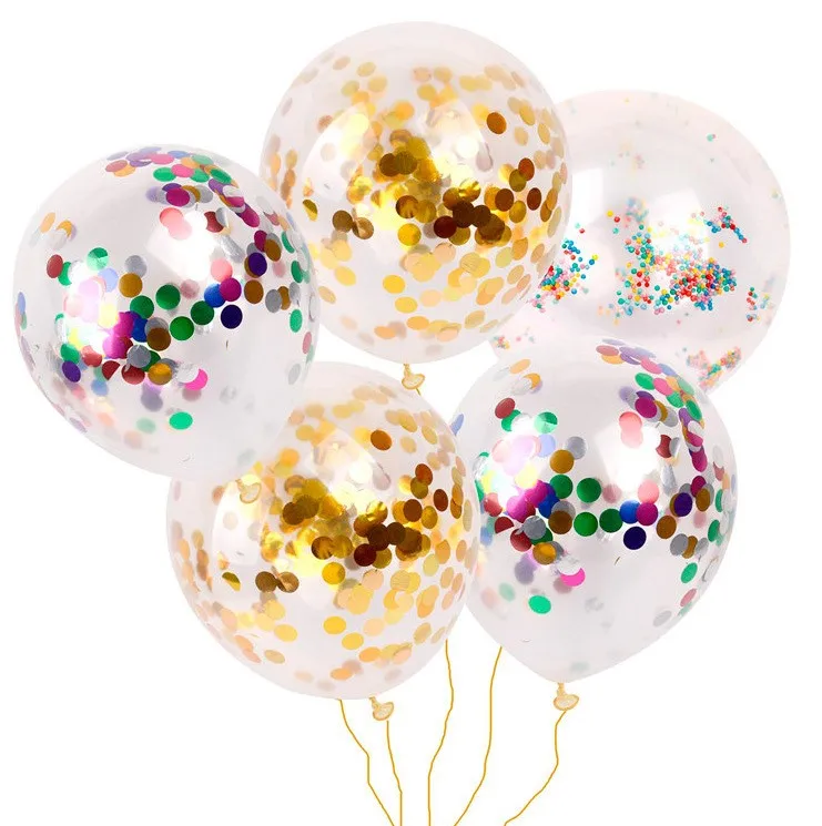 Eid Mubarak sequin Balloon Ramadan Mubarak Hajj Mubarak printed Latex Confetti Balloon kit for Muslim festival Party Decorations