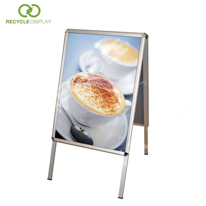 High quality Outdoor a frame board water base A1 advertising poster stand pavement sign for display