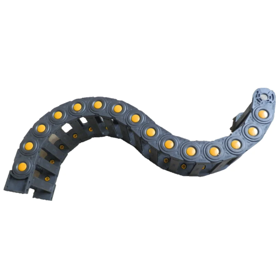 Cable Drage Chain Wholesale Flexible Nylon Drag Chain Combined Chain Protected Cable CNC Machine Tools 40 -130 Huayuan Black HY