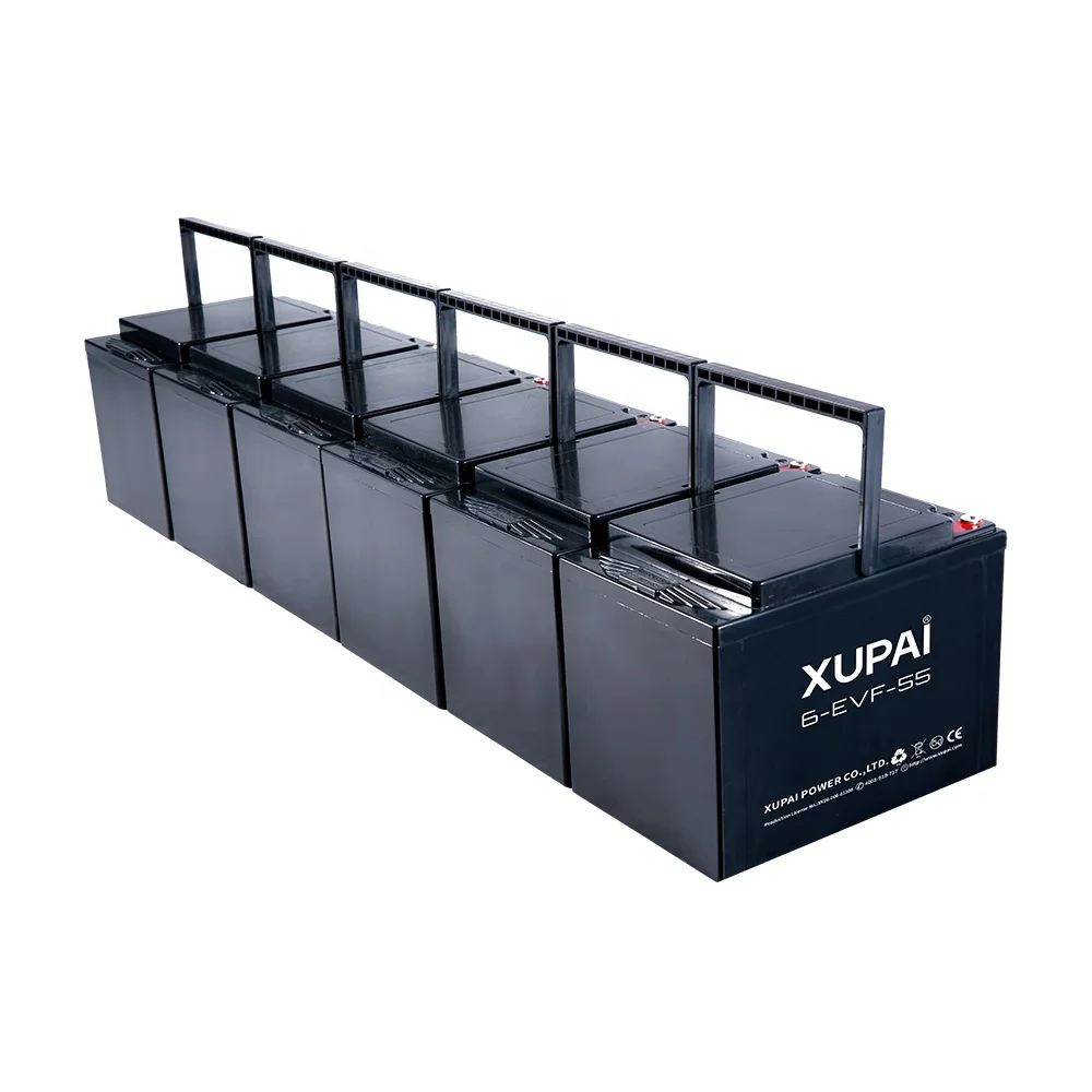  Обновленный аккумулятор XUPAI для электровелосипеда скутера автомобиля 12 В 55 А/ч 6-EVF-55 48 72 60