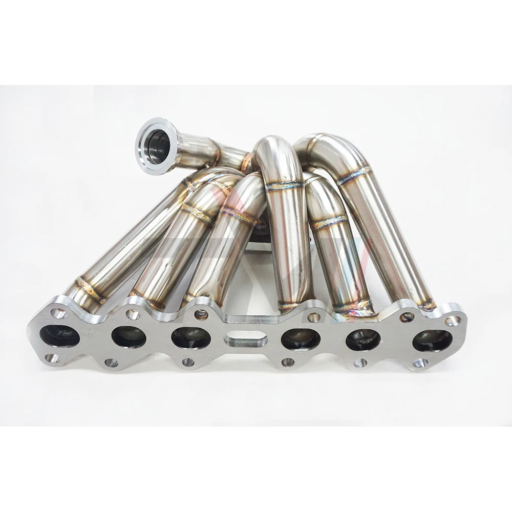 TM performance SS304 3.0mm Steam Pipe T4 1993-1998 To yota Supra 2JZGTE 2JZ-GTE 2JZ Exhaust Manifold
