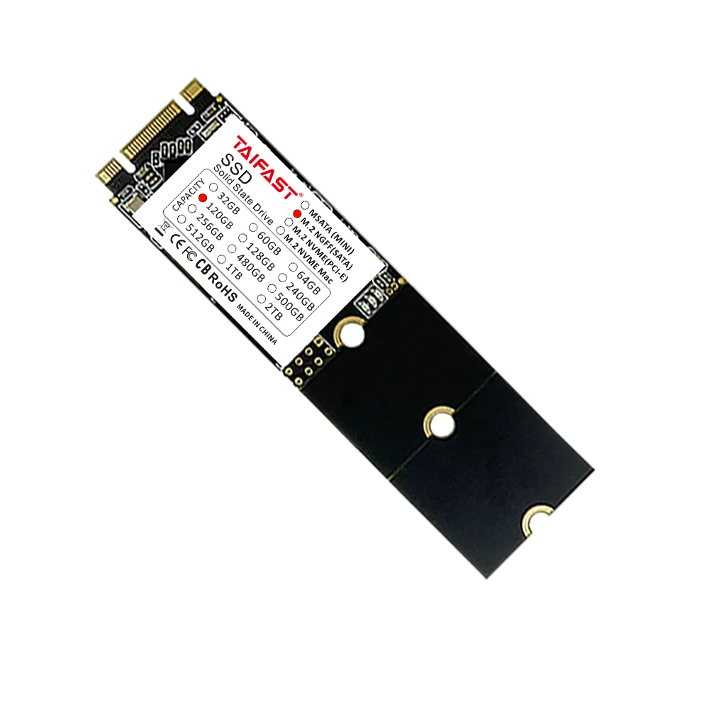 Factory Taifast M.2 NGFF Hard Drives ssd 2280 2242 Hard Disk 128GB 256GB 500GB 1tb NAND SATA 1TB M2 SSD 6Gb/s Internal drive